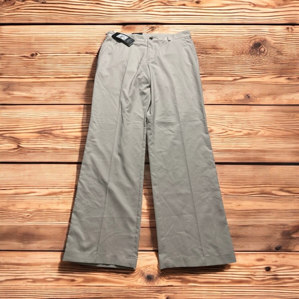adidas climalite golf pants men’s size 34x32 Beige NWT